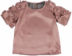 girls luxury silk tunic