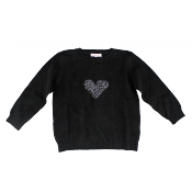 Moon et Miel heart jumper ONLY 2y Moon et Miel heart jumper ONLY 2y
