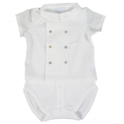 Laranjinha baby smock shirt Laranjinha baby smock shirt