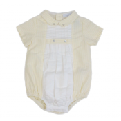 Laranjinha baby collar romper Laranjinha baby collar romper