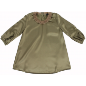 Lamantine silk olive dress Lamantine silk olive dress